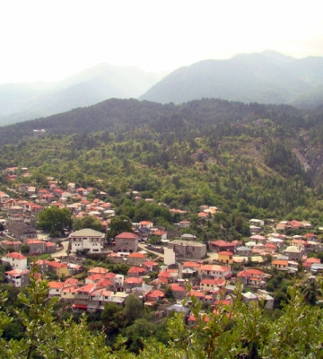 Πανοραμική άποψη του χωριού.